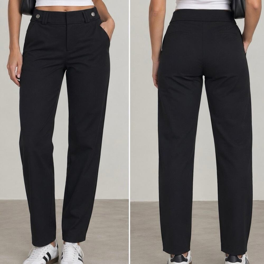 Soho Straight Leg Black Dress Pants Size Small